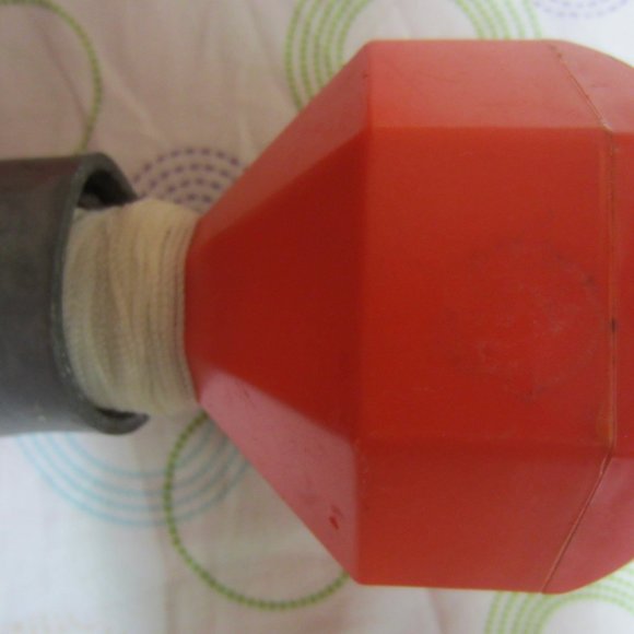 3-ORANGE FISHING DUMBBELL BOUY MARKERS - Picture 6 of 7